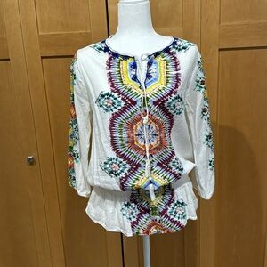 Desigual prairie style top